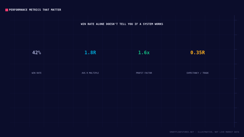 Diagram illustrating trading performance metrics — SmartFlow Futures